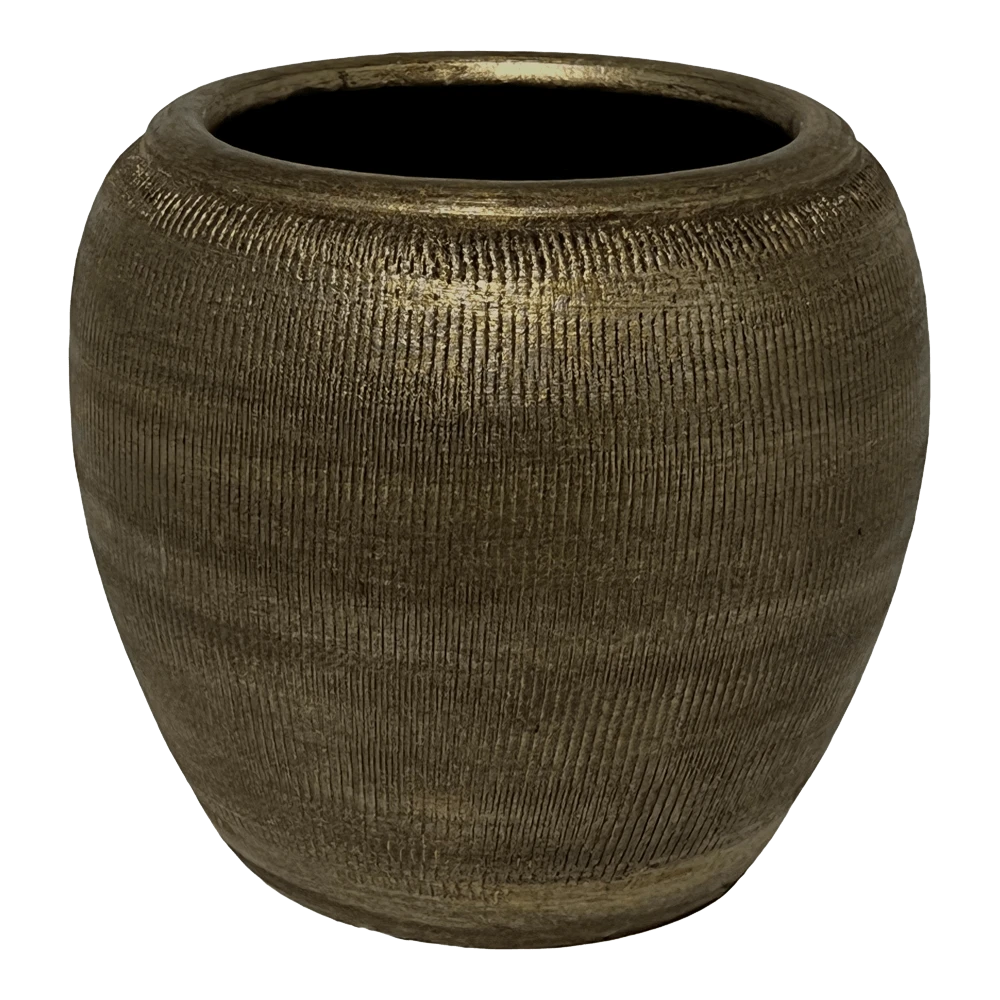 Bloempot Phoenix - d39 x h36cm - Goud Bloempot Phoenix - D39 X H36cm - Goud -Bloempot Kortings Winkel
