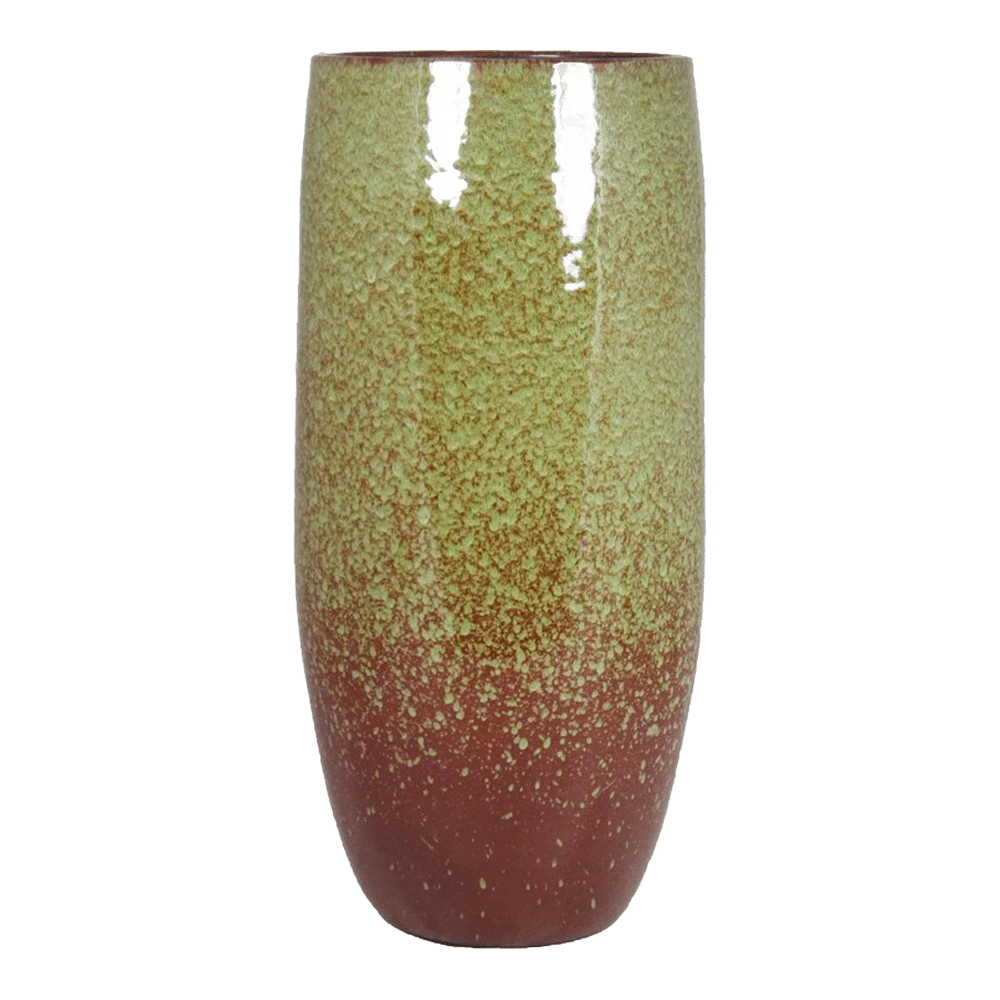 Bloempot Sepp hoog - d18 x h35cm - Groen Bloempot Sepp Hoog - D18 X H35cm - Groen -Bloempot Kortings Winkel