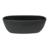 Bloempot Shanon Ovaal - L45 X B18 X H16cm - Mat Zwart