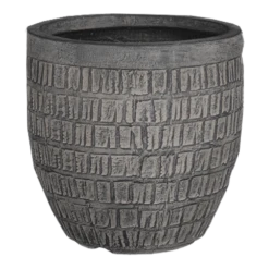 Bloempot Tallinn - D31 X H31cm - Zwart-grijs -Bloempot Kortings Winkel bloempot tallinn zwart grijs bloempot 1 1 3