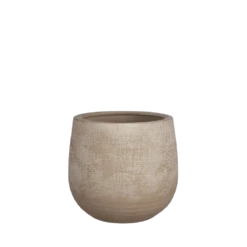Bloempot Victor - H16 X D19cm - Beige