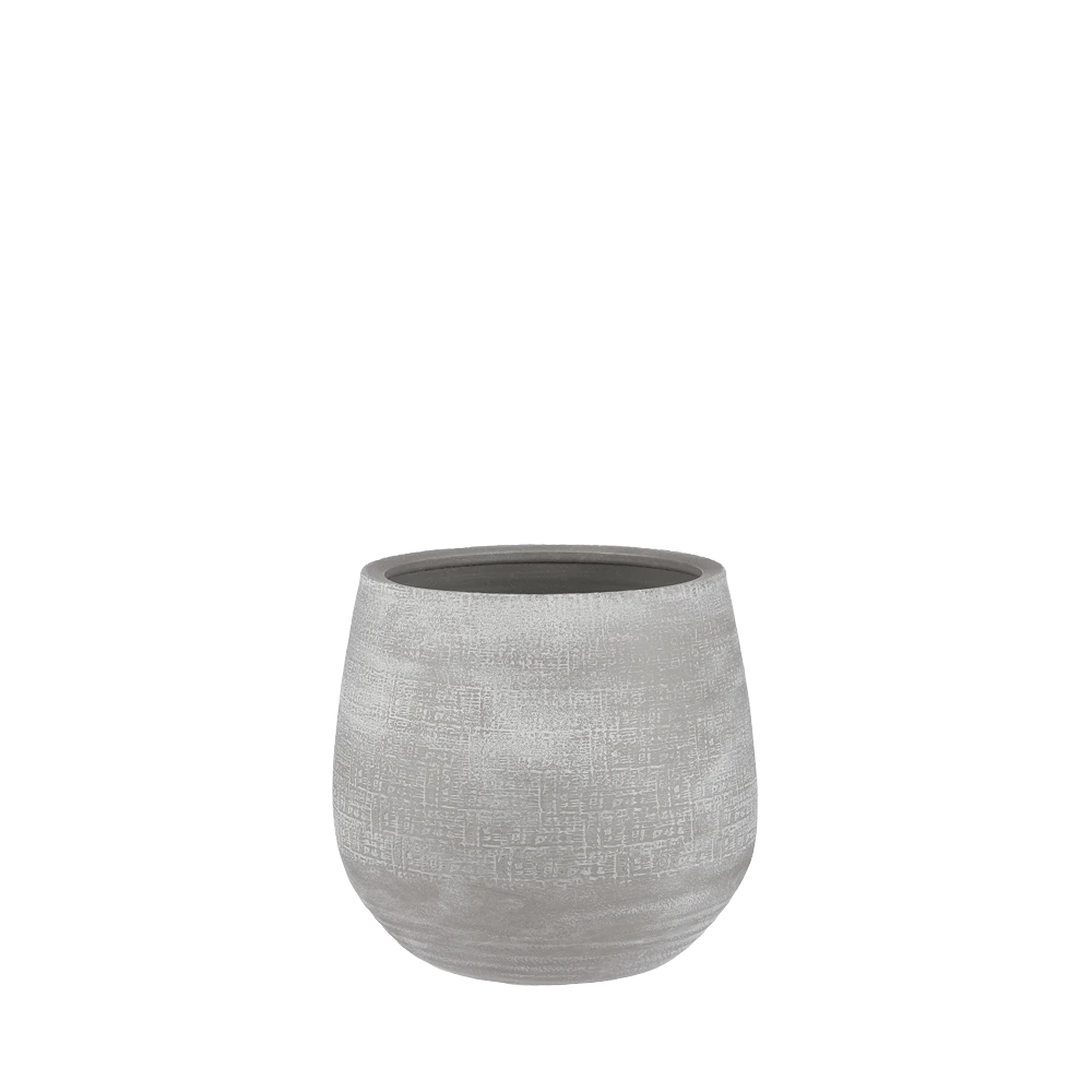 Bloempot Victor - h24 x d25cm - Grijs Bloempot Victor - H24 X D25cm - Grijs -Bloempot Kortings Winkel