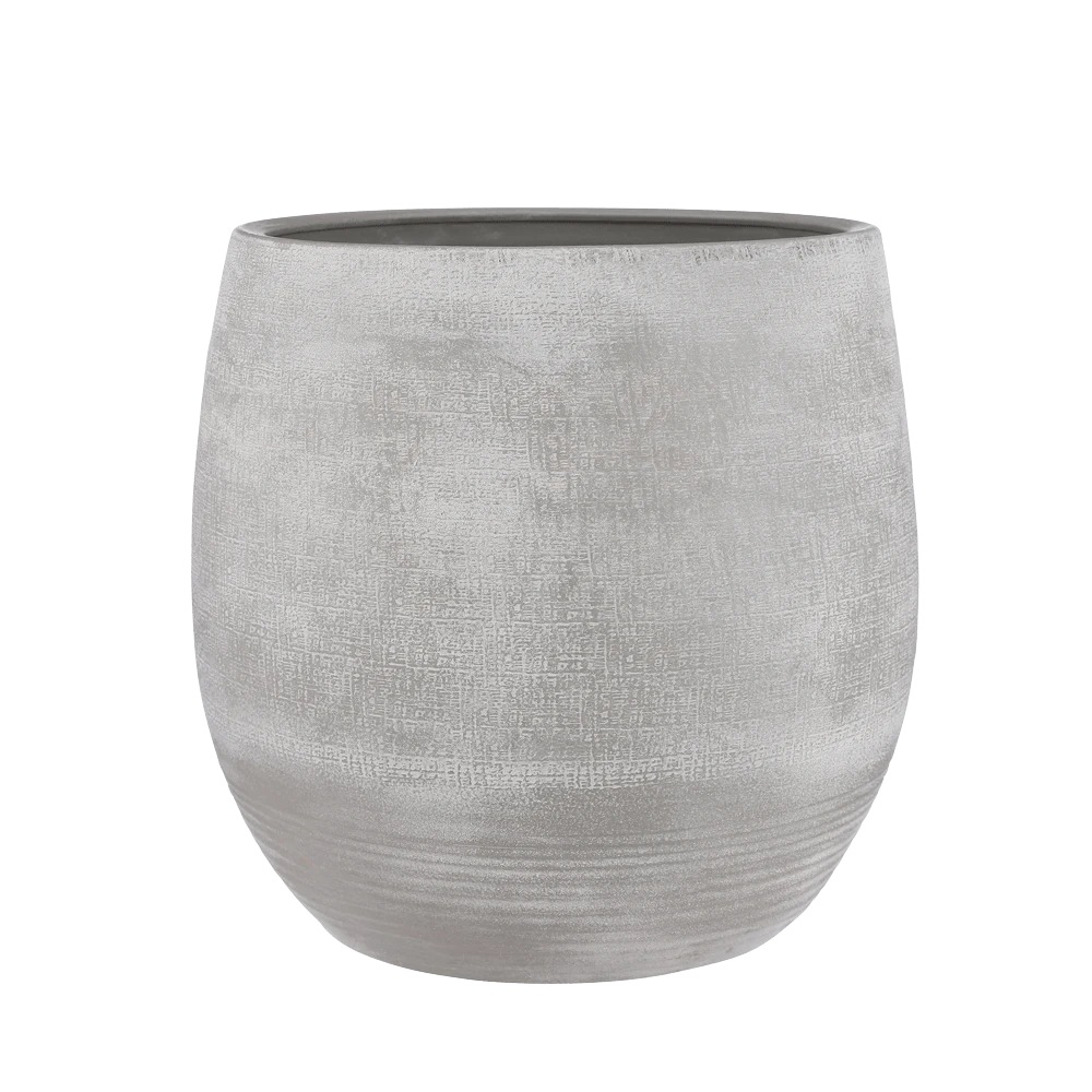 Bloempot Victor - h45 x d49cm - Grijs Bloempot Victor - H45 X D49cm - Grijs -Bloempot Kortings Winkel