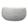Plantenschaal Ryan - D28 X H13cm - White Black 1 Plantenschaal Ryan - D28 X H13cm - White Black -Bloempot Kortings Winkel bowl ryan white black d28 h13 plantenschaal 1