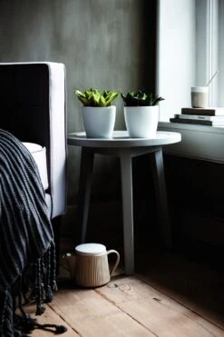 Bloempot Elho Brussels Diamond Rond 22cm - Wit -Bloempot Kortings Winkel brussels diamond rond 22cm bloempot wit 7 20