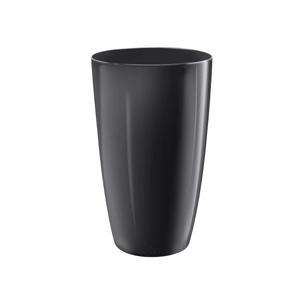 Bloempot Elho Brussels Diamond rond hoog 27cm - Metallic zwart Bloempot Elho Brussels Diamond Rond Hoog 27cm - Metallic Zwart -Bloempot Kortings Winkel brussels diamond rond hoog 27cm bloempot metallic zwart 1 9