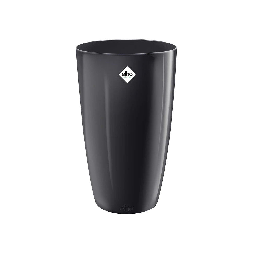 Bloempot Elho Brussels Diamond rond hoog 32cm - Metallic zwart Bloempot Elho Brussels Diamond Rond Hoog 32cm - Metallic Zwart -Bloempot Kortings Winkel brussels diamond rond hoog 32cm bloempot metallic zwart 4 9