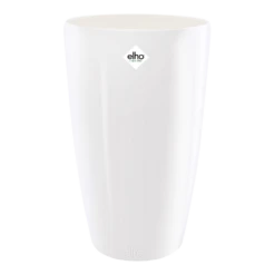 Bloempot Elho Brussels Diamond Rond Hoog 32cm - Wit -Bloempot Kortings Winkel brussels diamond rond hoog 32cm bloempot wit 4 12
