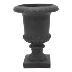 Bloempot French Vase - D50 X H68cm - Donkergrijs
