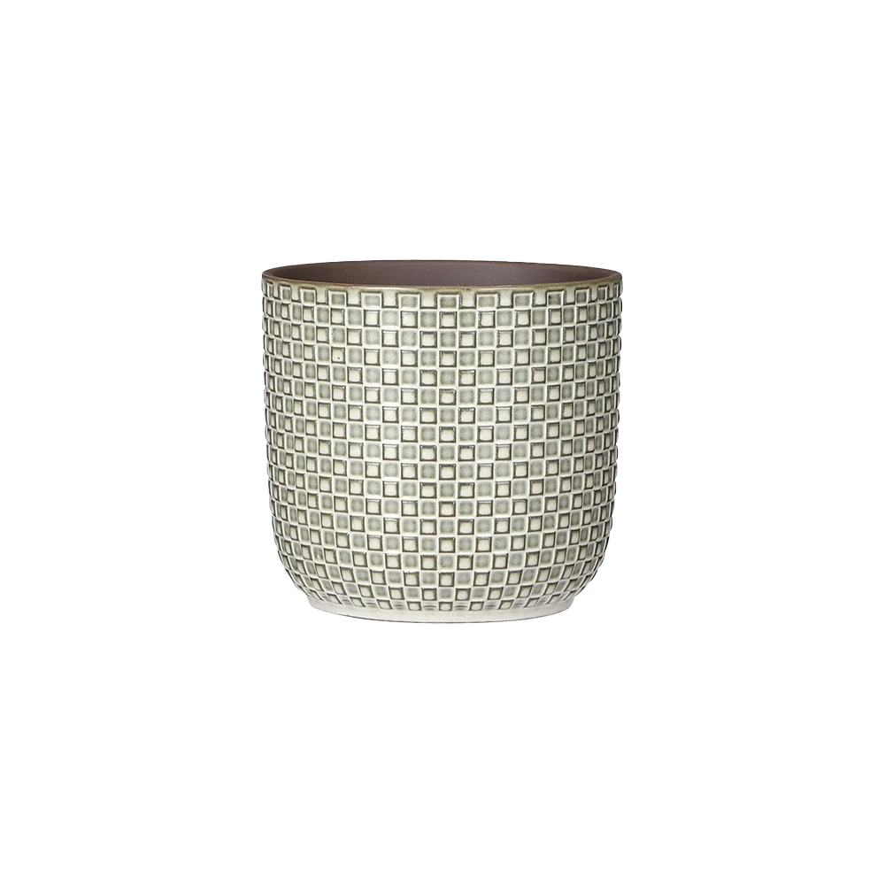 Bloempot Daan - d17 x h16cm - Wit Bloempot Daan - D17 X H16cm - Wit -Bloempot Kortings Winkel