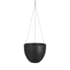 Hangpot Tusca - D22.5 X H19.5cm - Donkergrijs -Bloempot Kortings Winkel hangpot tusca d22 5 h19 5 donkergrijs hangpot 1 5