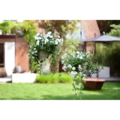 Elho Hangschaal Vibia Campana 26cm - Saliegroen -Bloempot Kortings Winkel hangschaal vibia campana 26cm saliegroen hangpot saliegroen 4 1