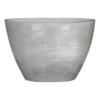 Bloempot Lester Ovaal - L40 X B20 X H27cm - Lichtgrijs