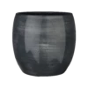 Bloempot Lester - D33 X H31cm - Donkerblauw -Bloempot Kortings Winkel lester pot rond d blauw h31xd33cm bloempot 1 4