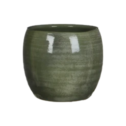 Bloempot Lester - D24 X H22cm - Groen