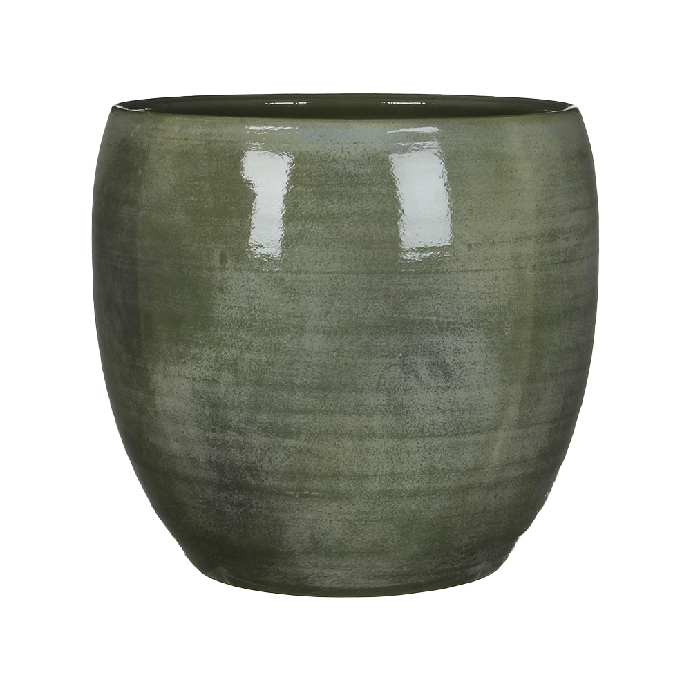 Bloempot Lester - d33 x h31cm - Groen Bloempot Lester - D33 X H31cm - Groen -Bloempot Kortings Winkel