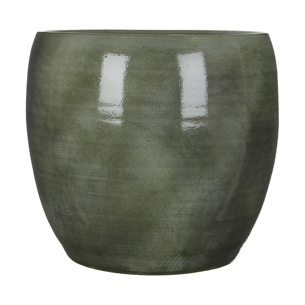 Bloempot Lester - d38 x h35cm - Groen Bloempot Lester - D38 X H35cm - Groen -Bloempot Kortings Winkel