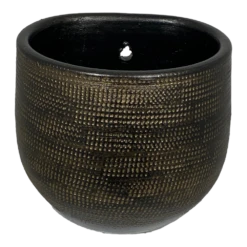 Muur Bloempot Tokio - D20 X H18cm - Goud