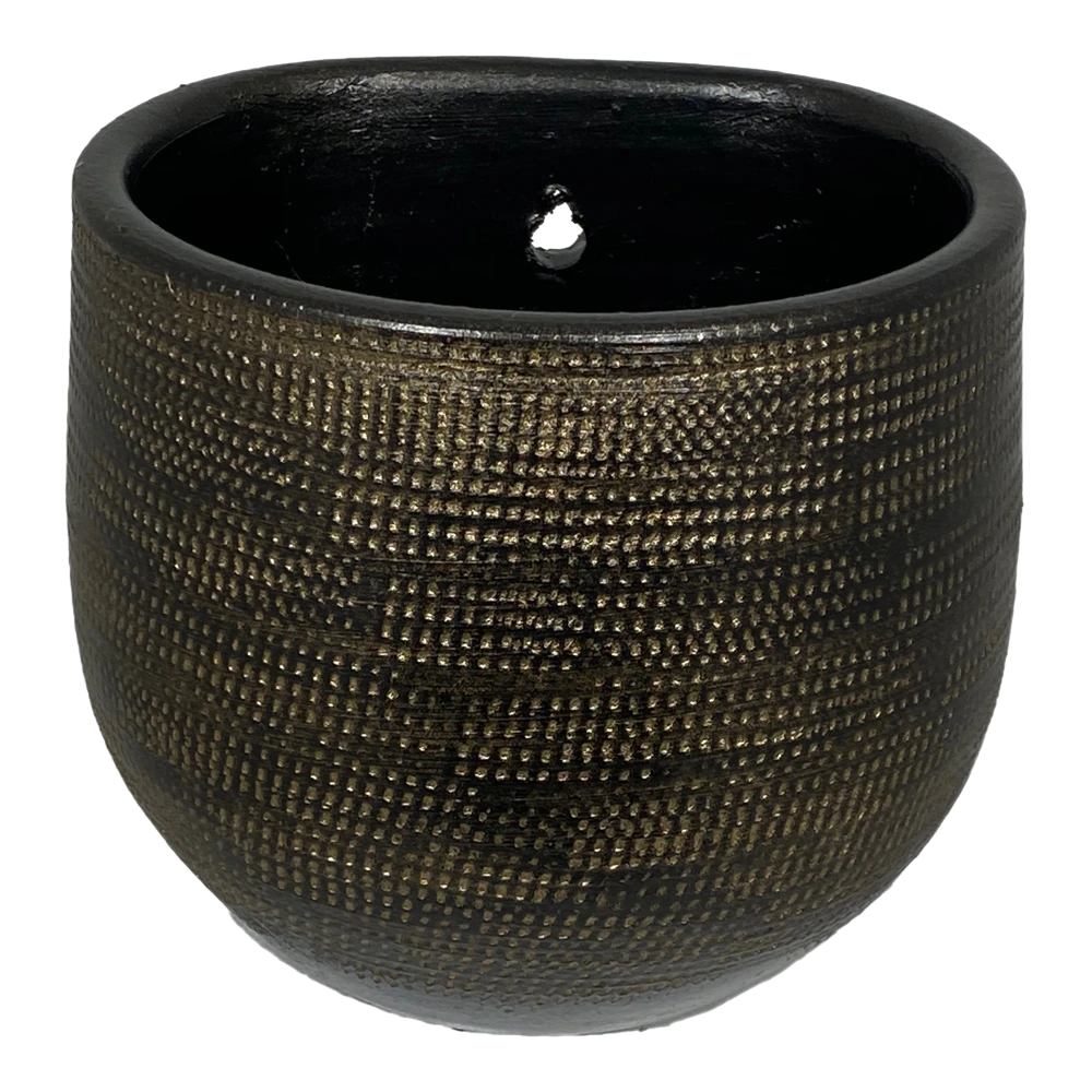 Muur bloempot Tokio - d20 x h18cm - Goud Muur Bloempot Tokio - D20 X H18cm - Goud -Bloempot Kortings Winkel