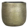 Muur Bloempot Mira - D18 X H16cm - Goud -Bloempot Kortings Winkel muurpot mira d18 h16cm industrieel goud muurpot 1