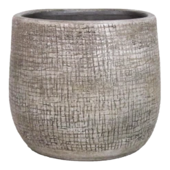 Muur Bloempot Mira - D18 X H16cm - Wit