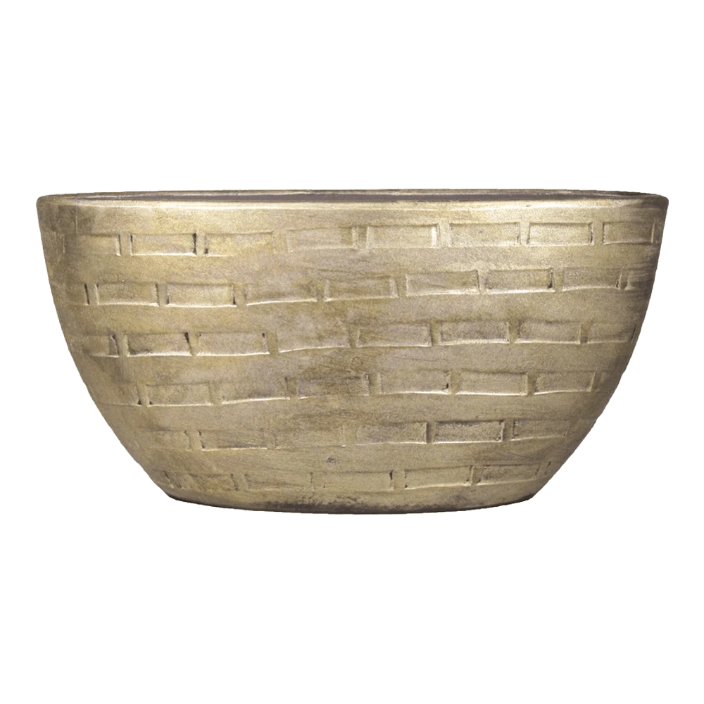 Bloempot Steef ovaal - l49 x b20 x h25cm - Industrieel Goud Bloempot Steef Ovaal - L49 X B20 X H25cm - Industrieel Goud -Bloempot Kortings Winkel