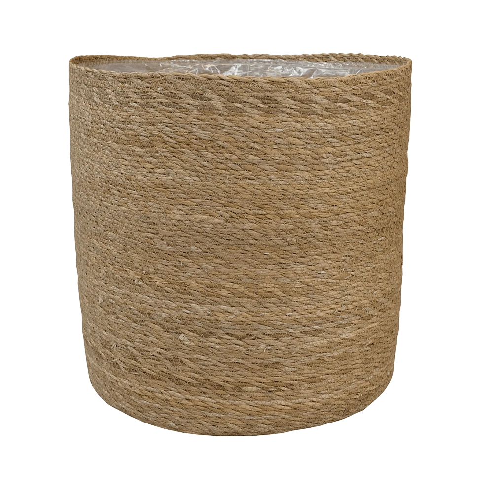 Plantenmand Stef - d36 x h36cm - Naturel Plantenmand Stef - D36 X H36cm - Naturel -Bloempot Kortings Winkel
