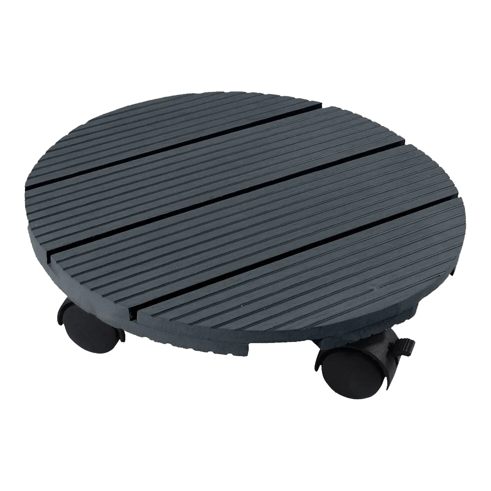 Plantentrolley Rond HKC - 30cm - Antraciet - Max. 50kg - Nature Plantentrolley Rond HKC - 30cm - Antraciet - Max. 50kg - Nature -Bloempot Kortings Winkel