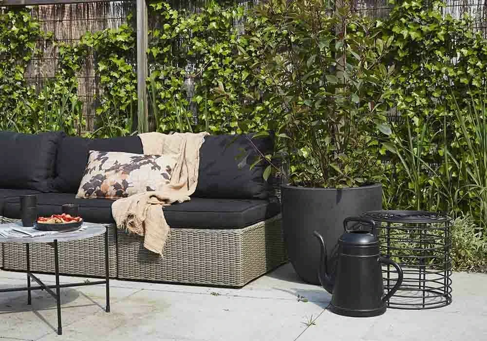 Capi Bloempot bol Urban Smooth NL - d54 x h52cm - Zwart Capi Bloempot Bol Urban Smooth NL - D54 X H52cm - Zwart -Bloempot Kortings Winkel