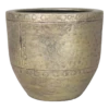 Bloempot Fien - D23 X H21cm - Goud -Bloempot Kortings Winkel pot fien d23 h21cm industrieel goud bloempot 1 5
