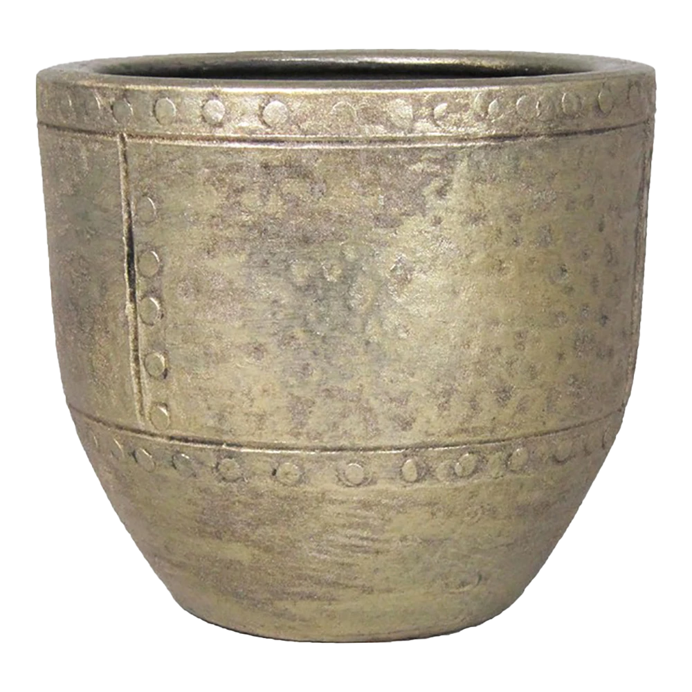 Bloempot Fien - d23 x h21cm - Goud Bloempot Fien - D23 X H21cm - Goud -Bloempot Kortings Winkel pot fien d23 h21cm industrieel goud bloempot 1 5