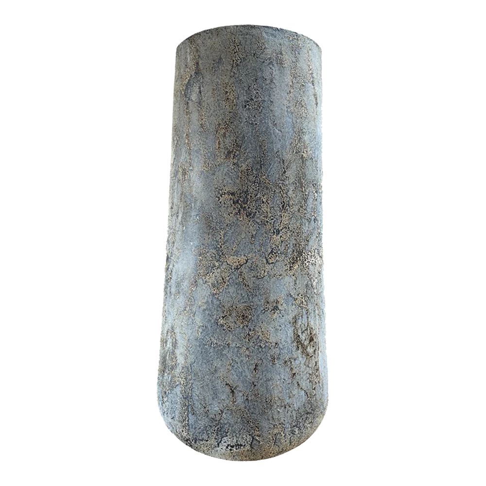 Pot Hamelton Hoog - D40 X H75cm - Earth Zwart -Bloempot Kortings Winkel