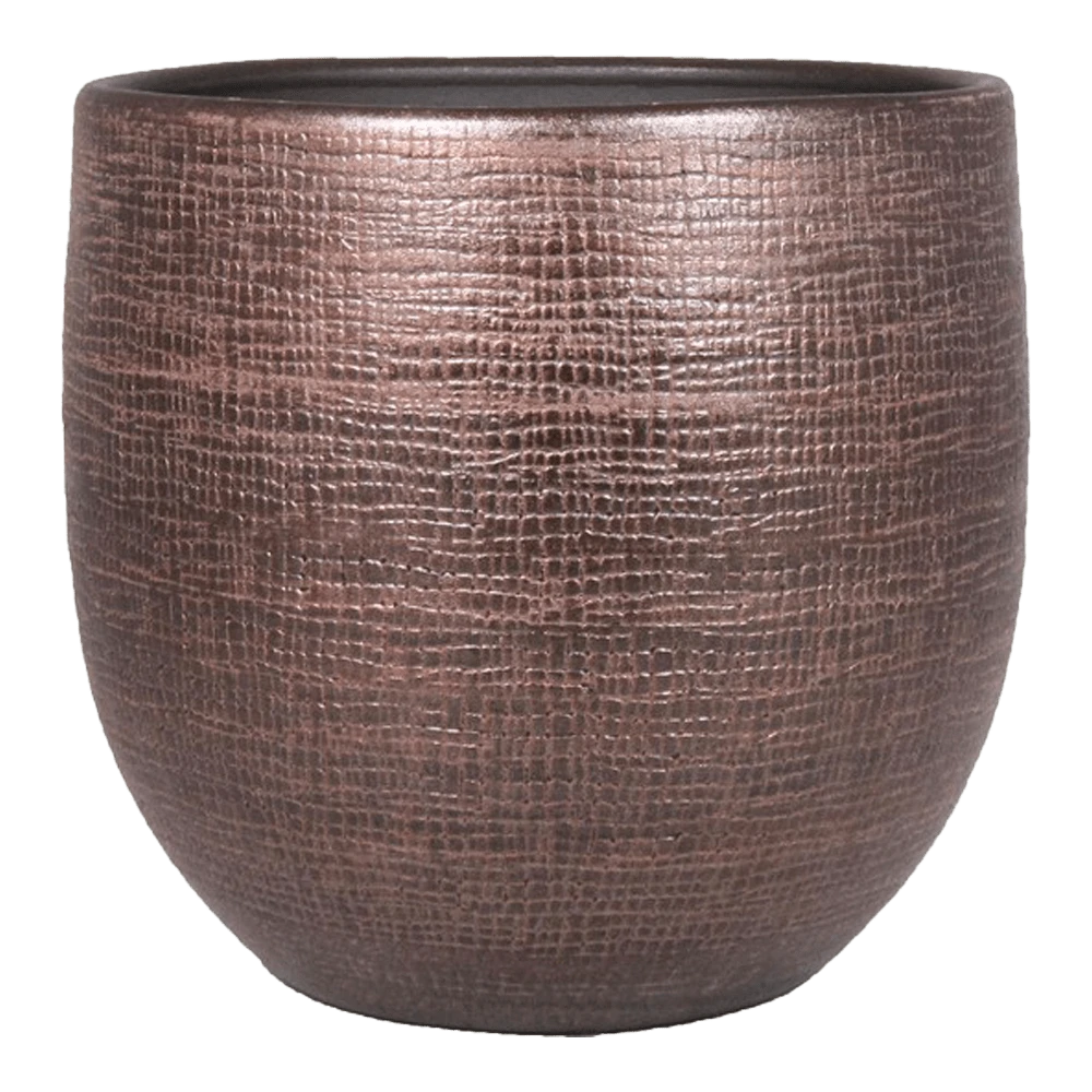 Bloempot Mira - d39 x h36cm - Koper Bloempot Mira - D39 X H36cm - Koper -Bloempot Kortings Winkel pot mira d39 h36cm koper bloempot 1 1