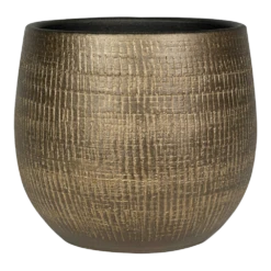 Bloempot Ryan - D26 X H26cm - Shiny Gold