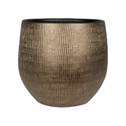 Bloempot Ryan - D31 X H28cm - Shiny Gold
