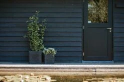 Bloempot Kortings Winkel -Bloempot Kortings Winkel pot vierkant rib nl 40x40x40 zwart plantenbak 6 9