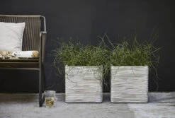 Bloempot Kortings Winkel -Bloempot Kortings Winkel pot vierkant rib nl 50x50x50 ivoor plantenbak 6 9