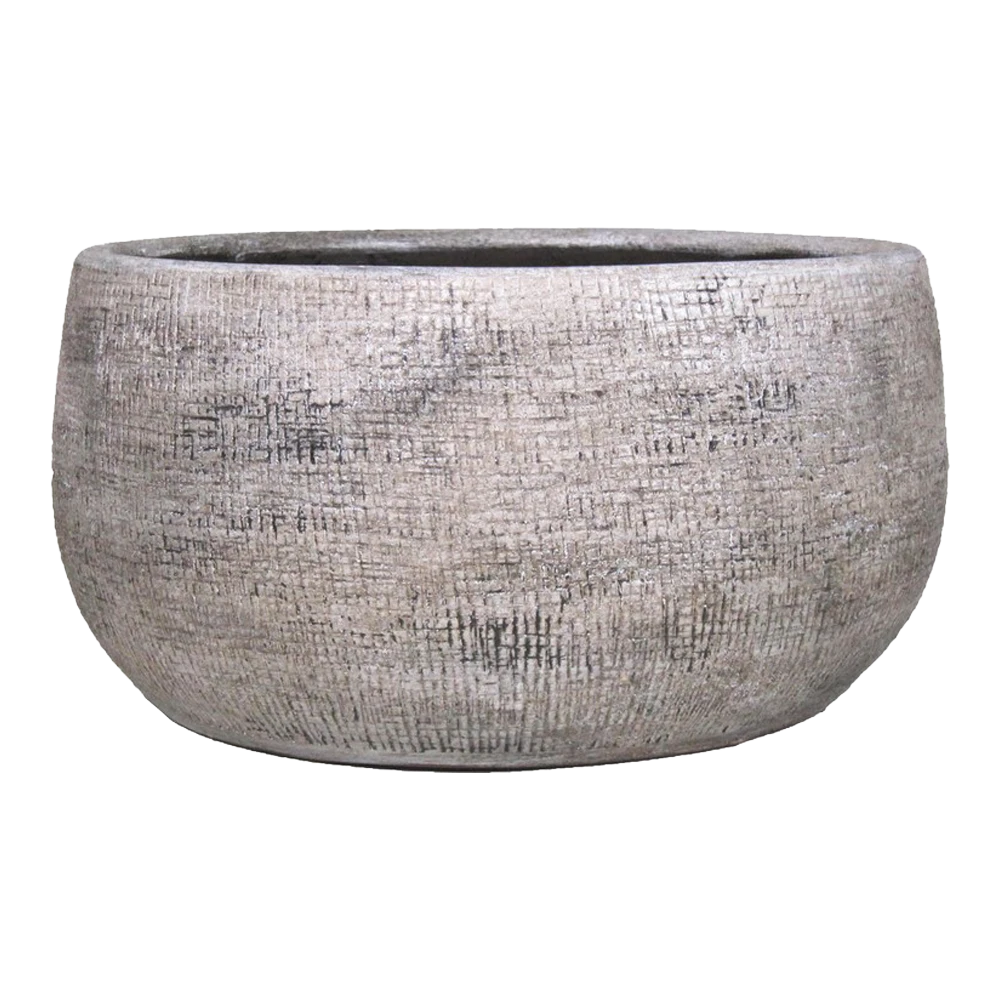 Plantenschaal Mira - d29 x h14cm - Wit Plantenschaal Mira - D29 X H14cm - Wit -Bloempot Kortings Winkel schaal mira d29 h14cm industrieel wit plantenschaal 1