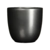 Bloempot Tusca - D31 X H28.5cm - Antraciet -Bloempot Kortings Winkel tusca pot rond antraciet h28 5xd31cm bloempot 1 4