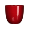 Bloempot Tusca - D28 X H25cm - Donkerrood -Bloempot Kortings Winkel tusca pot rond d rood h25xd28cm bloempot 1 4