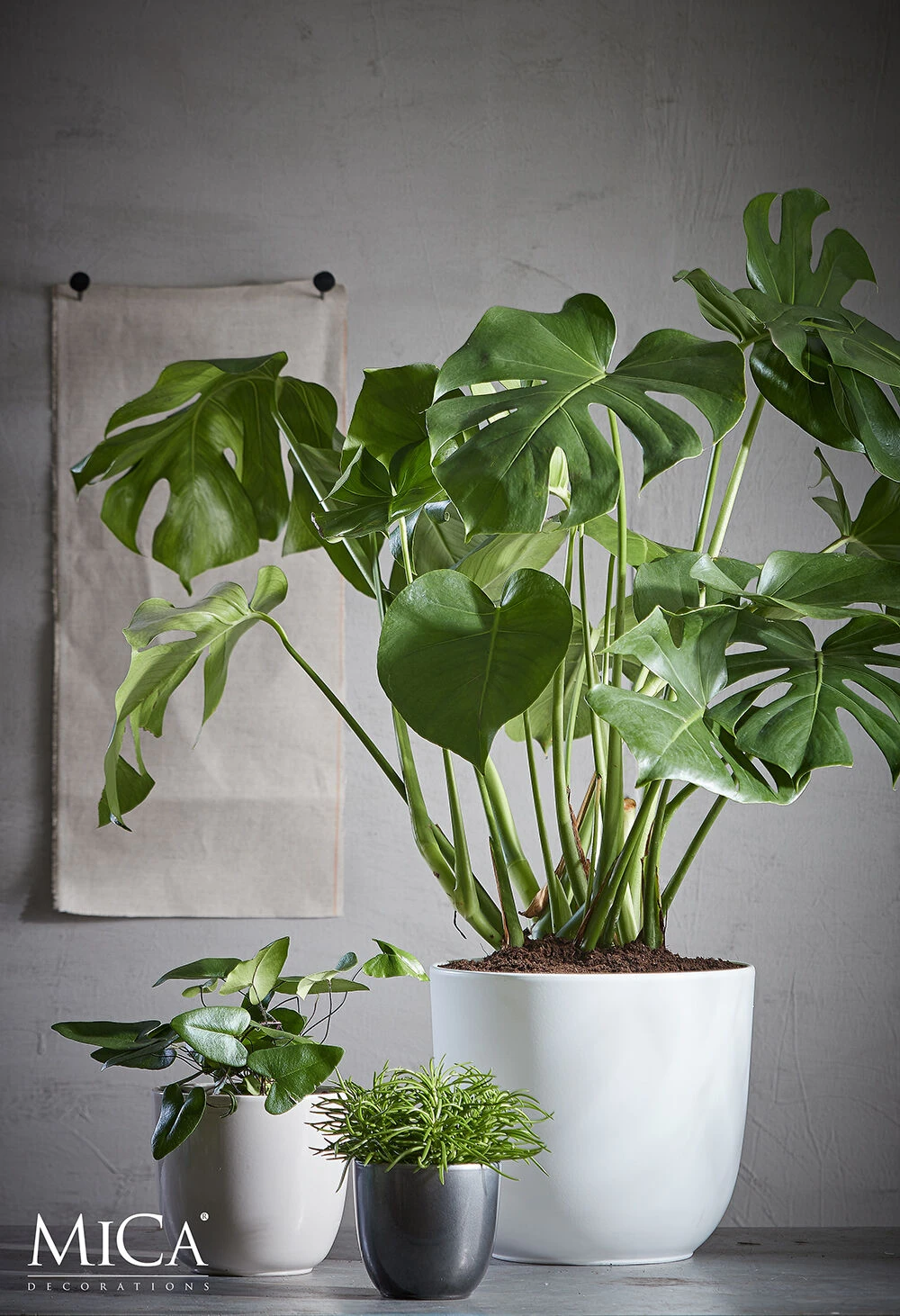 Bloempot Tusca - d35 x h31.5cm - Wit Bloempot Tusca - D35 X H31.5cm - Wit -Bloempot Kortings Winkel