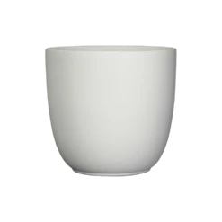 Bloempot Tusca - D31 X H28.5cm - Mat Wit