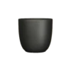Bloempot Tusca - D25 X H23cm - Mat Zwart 1 Bloempot Tusca - D25 X H23cm - Mat Zwart -Bloempot Kortings Winkel tusca pot rond zwart mat h23xd25cm bloempot 1 4