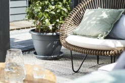 Plantenschotel Elho Universeel Rond 48cm - Antraciet -Bloempot Kortings Winkel universele schotel rond 48cm schotel antraciet 6 13