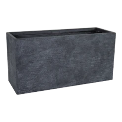Plantenbak Utah Biguhi - L90 X B33.5 X H45cm - Donkergrijs