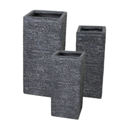 Plantenbak Utah Cubihi - L27 X B27 X H60cm - Donkergrijs 3 Plantenbak Utah Cubihi - L27 X B27 X H60cm - Donkergrijs -Bloempot Kortings Winkel utah cubihi graphite w27h60 plantenbak 6 4