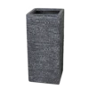 Plantenbak Utah Cubihi - L34 X B34 X H71cm - Donkergrijs -Bloempot Kortings Winkel utah cubihi graphite w34h71 plantenbak 1 6