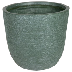 Bloempot Utah Egg Cypress Wash - D34 X H33cm - Groen