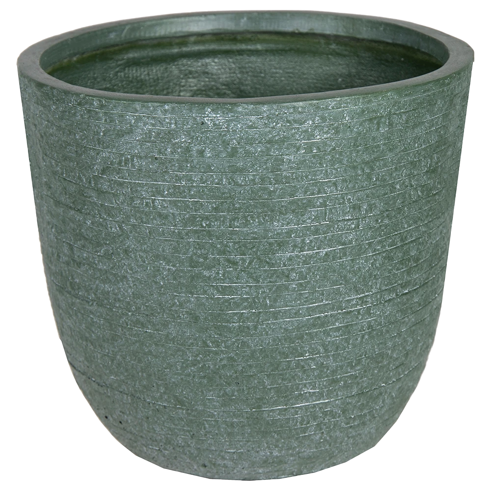 Bloempot Utah Egg Cypress Wash - d45 x h43cm - Groen Bloempot Utah Egg Cypress Wash - D45 X H43cm - Groen -Bloempot Kortings Winkel utah egg pot cypress wash d45h43 bloempot 1 5