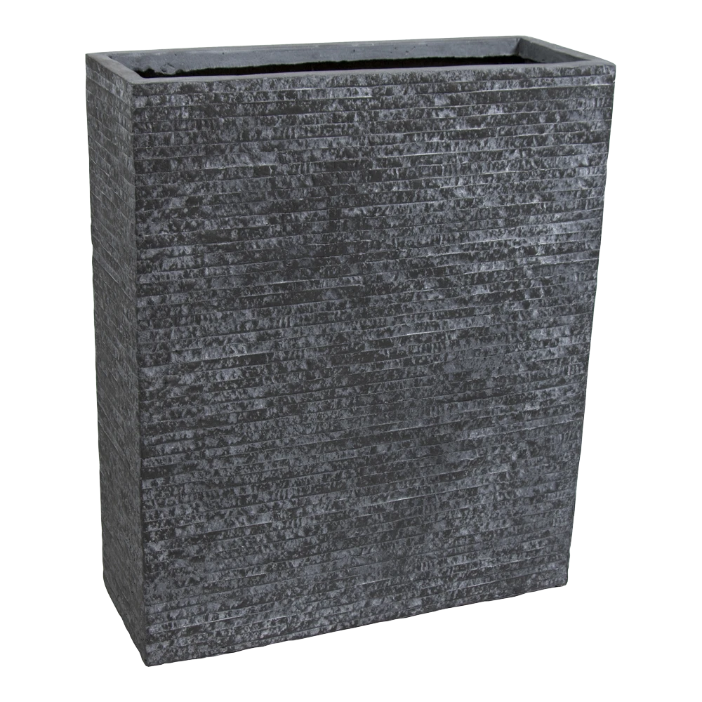Plantenbak Utah Terras - l80 x b30 x h92cm - Donkergrijs Plantenbak Utah Terras - L80 X B30 X H92cm - Donkergrijs -Bloempot Kortings Winkel utah terrace part graphite l80w30h92 plantenbak 1